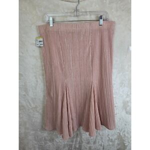 Simply Styled Plisse Swing Skirt Evening Sand Pink XL S22225SS-HT-I